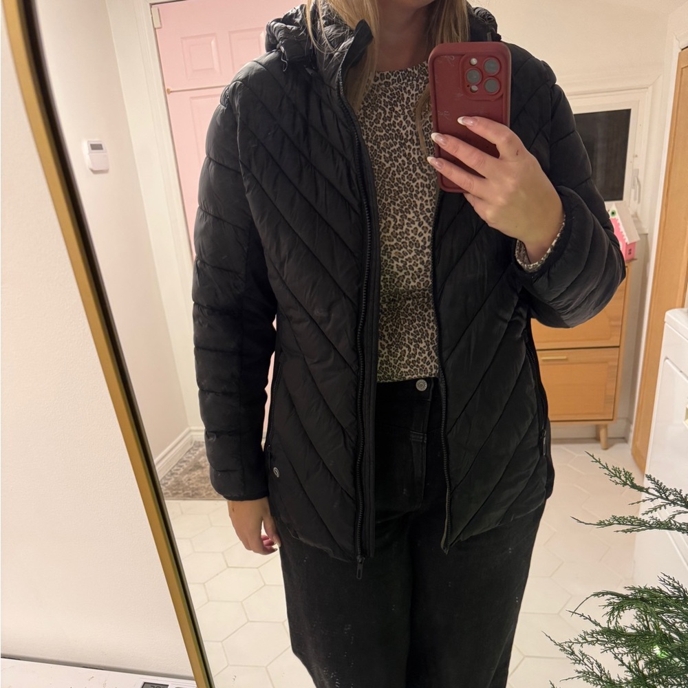 Active USA Black Puffer Jacket